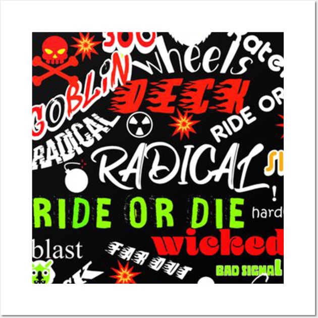 Ride or Die Wall Art by Dead but Adorable by Nonsense and Relish